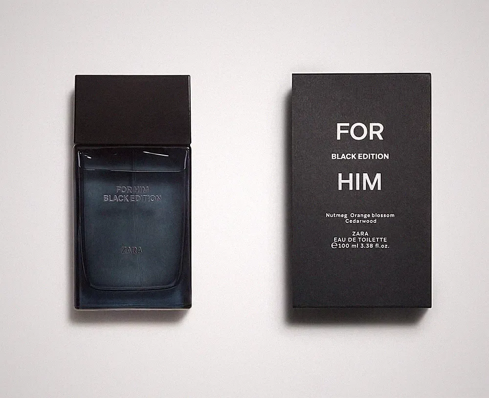 Zara For Him Black Edition Duft Parfüm Eau De Toilette 100 ml 3,38 Oz. Neu