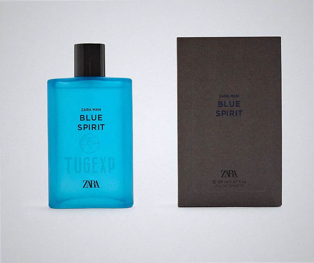 Zara Man Blue Spirit 150 ml Eau De Toilette Herren 5,07 Oz. Duft Neues Parfüm