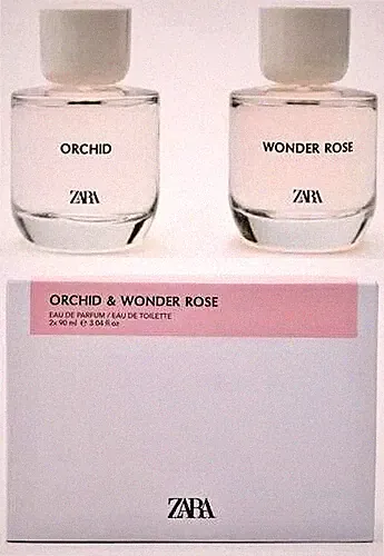 Zara Orchid & Wonder Rose 2 x 90ml Duo Set EDT Damen Parfum Spray Duft Neu