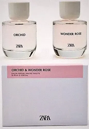 Zara Orchid & Wonder Rose 2 x 90ml Duo Set EDT Damen Parfum Spray Duft Neu