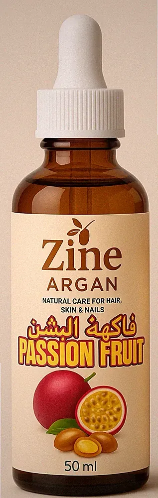 Zine Argan Premium 100% reines marokkanisches Arganöl mit Passionsfruchtduft 50ml